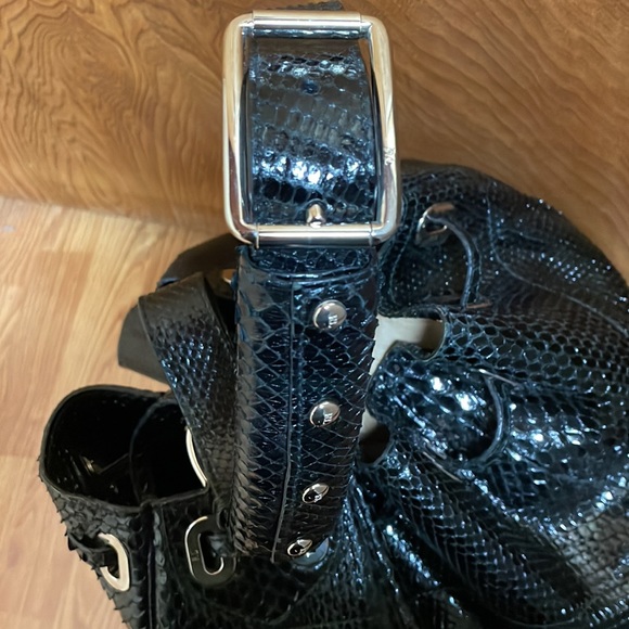 Ralph Lauren Collection exotic python snakeskin handbag - Picture 4 of 9
